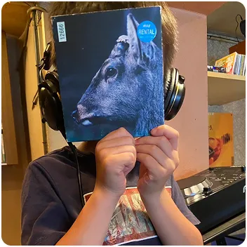 djをしている様子